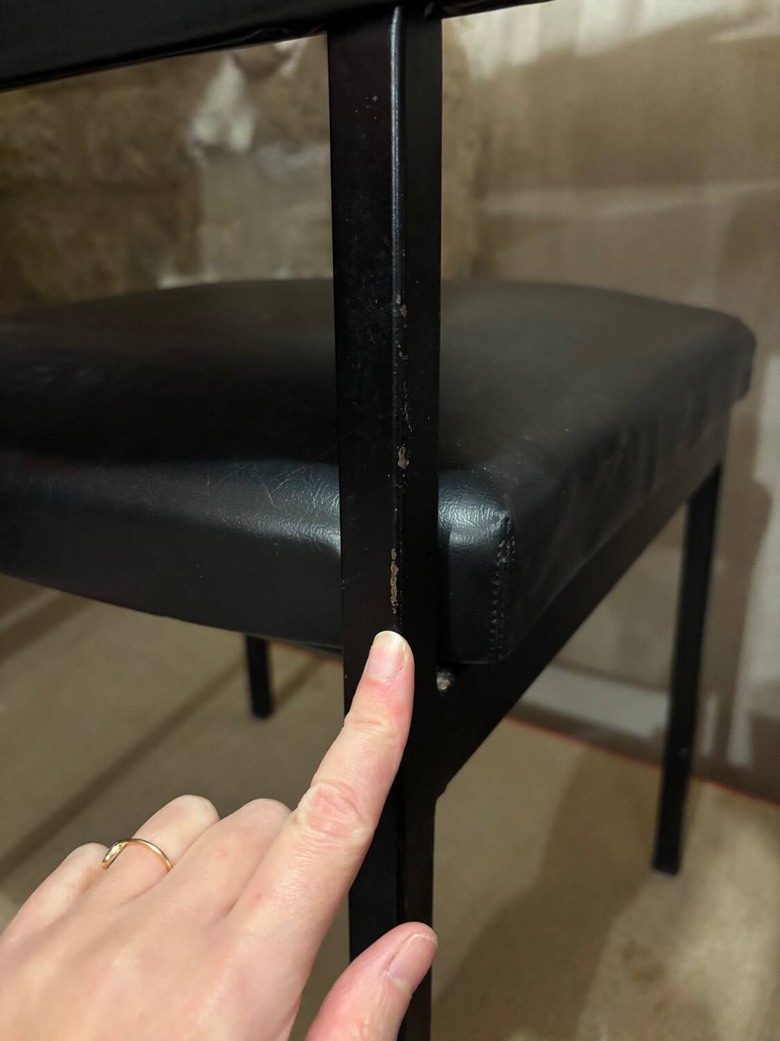 1960s chair by Joseph André Motte for Steiner