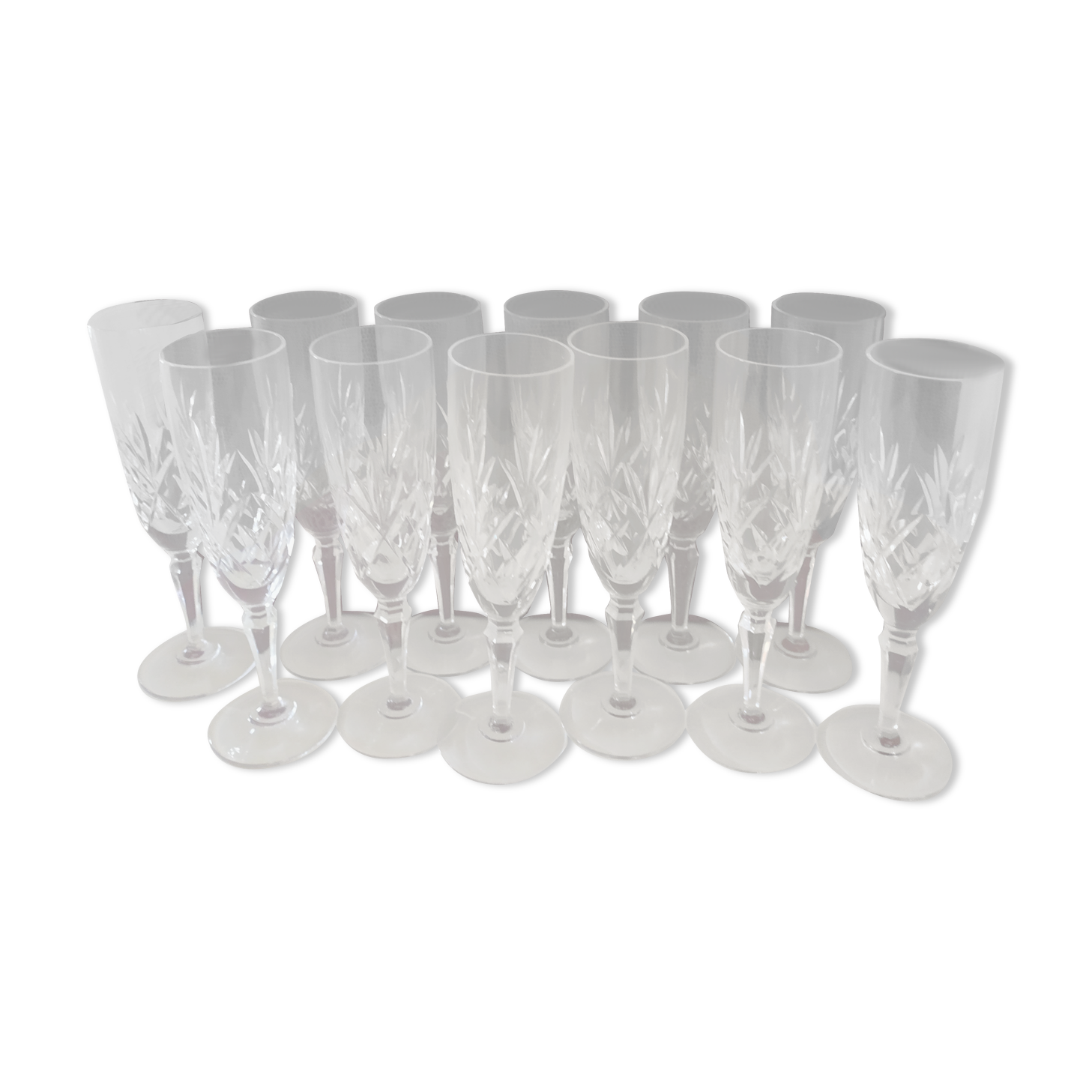 Flûtes de Champagne en cristal