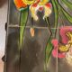 Vallauris coffee table signed rheaul faience tiles, flowers and wrought iron
