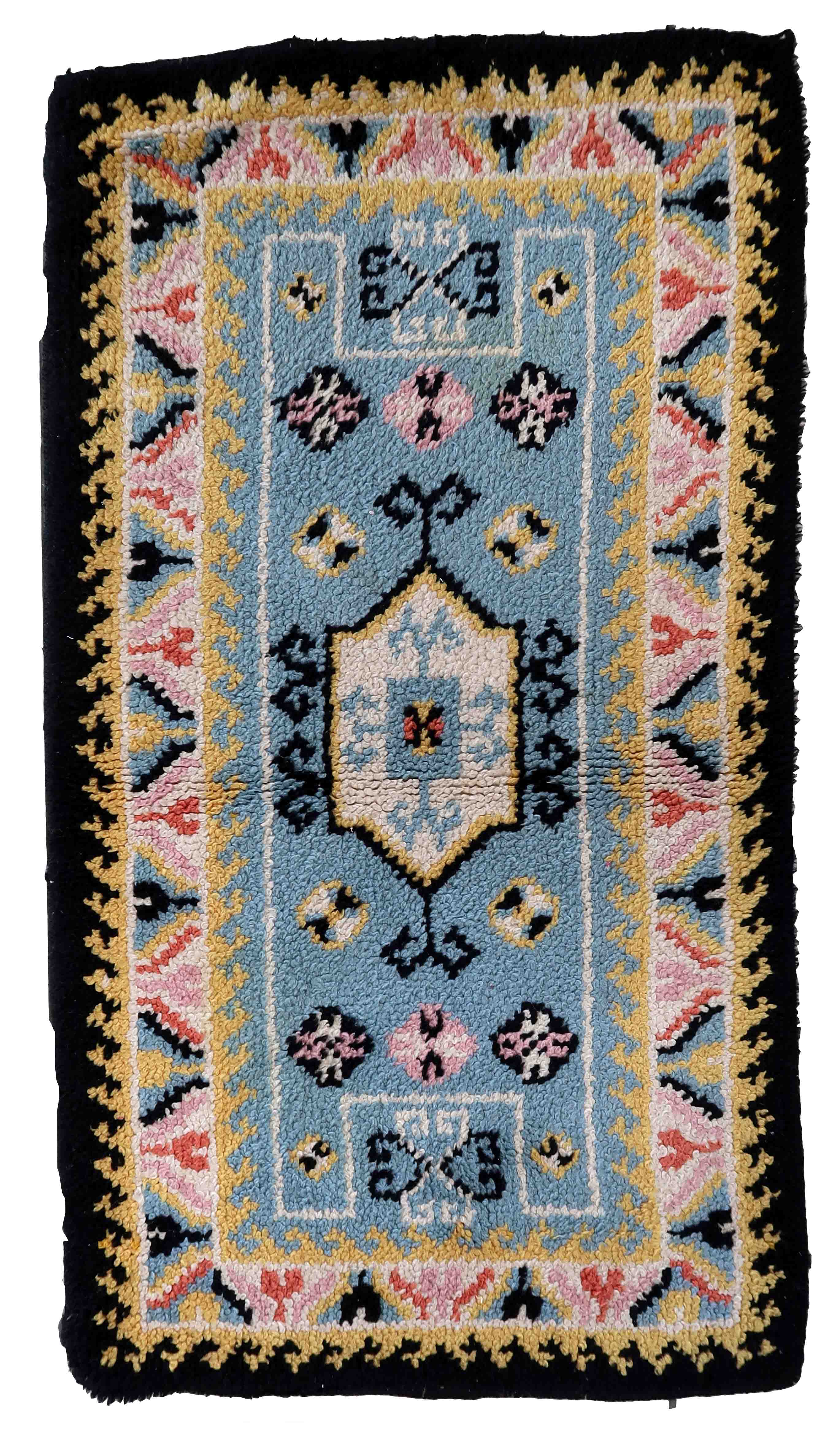 Carpet french soap 71cm x 128cm 1960s