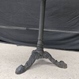 Bistro table with solid teak top