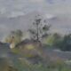 Henry Ottmann (1877-1927) Edge of the woods in the mist, signed pastel