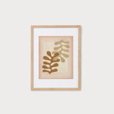 Original Matisse-inspired collage dated and signed without frame