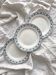 3 assiettes plates en terre de fer « Jenny » Saint Amand