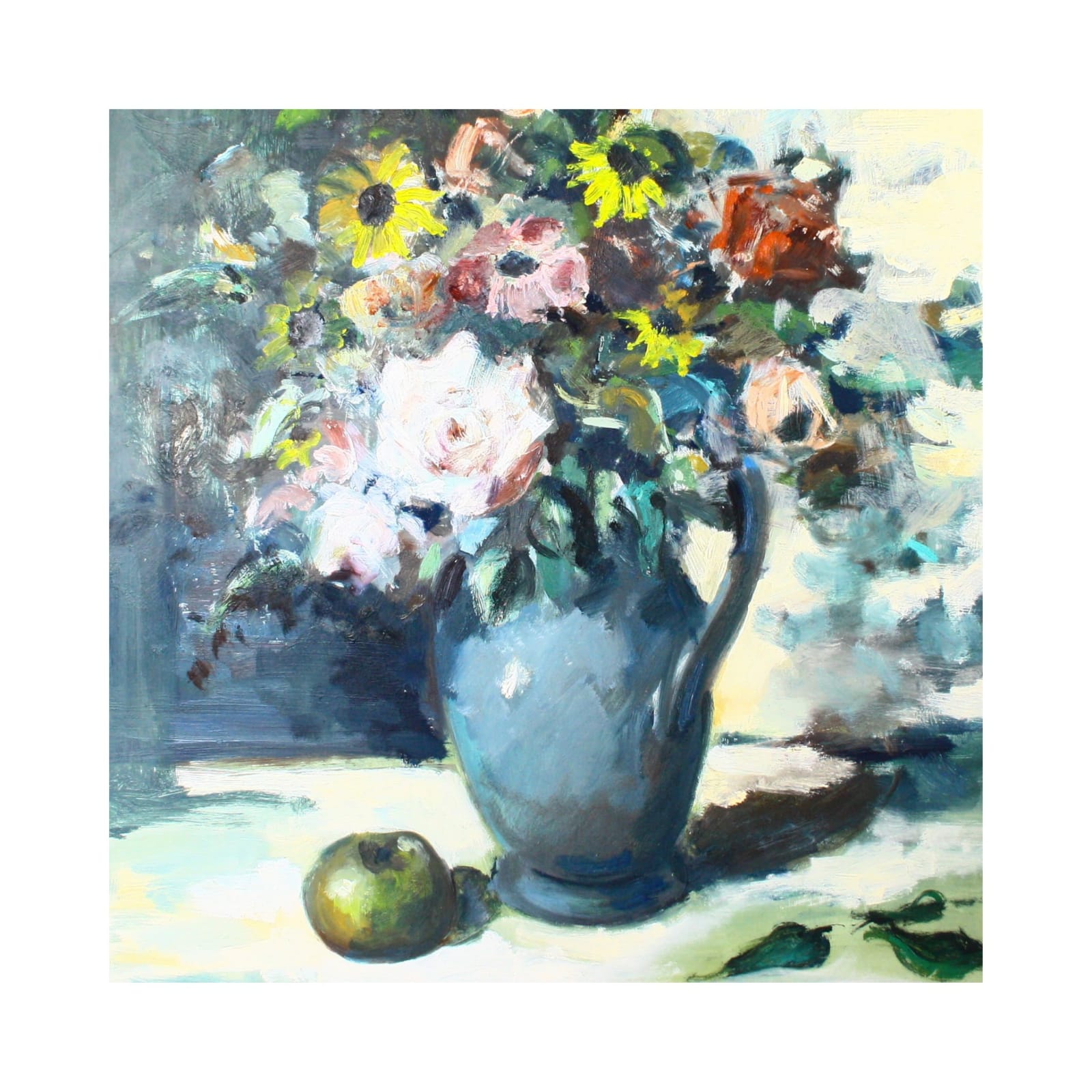 Tableau nature morte du peintre belge William Vermeesch