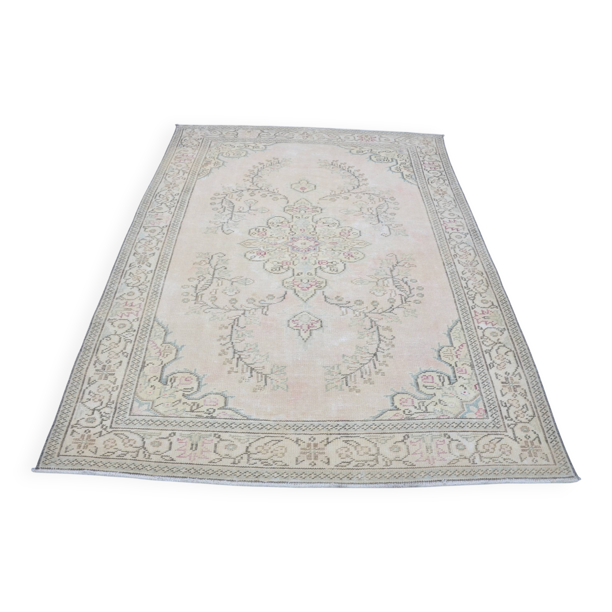 Oushak Turkish Vintage Rug sku 3101