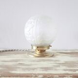 Table lamp globe art deco