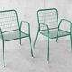 Pair of chairs EMU model Rio green