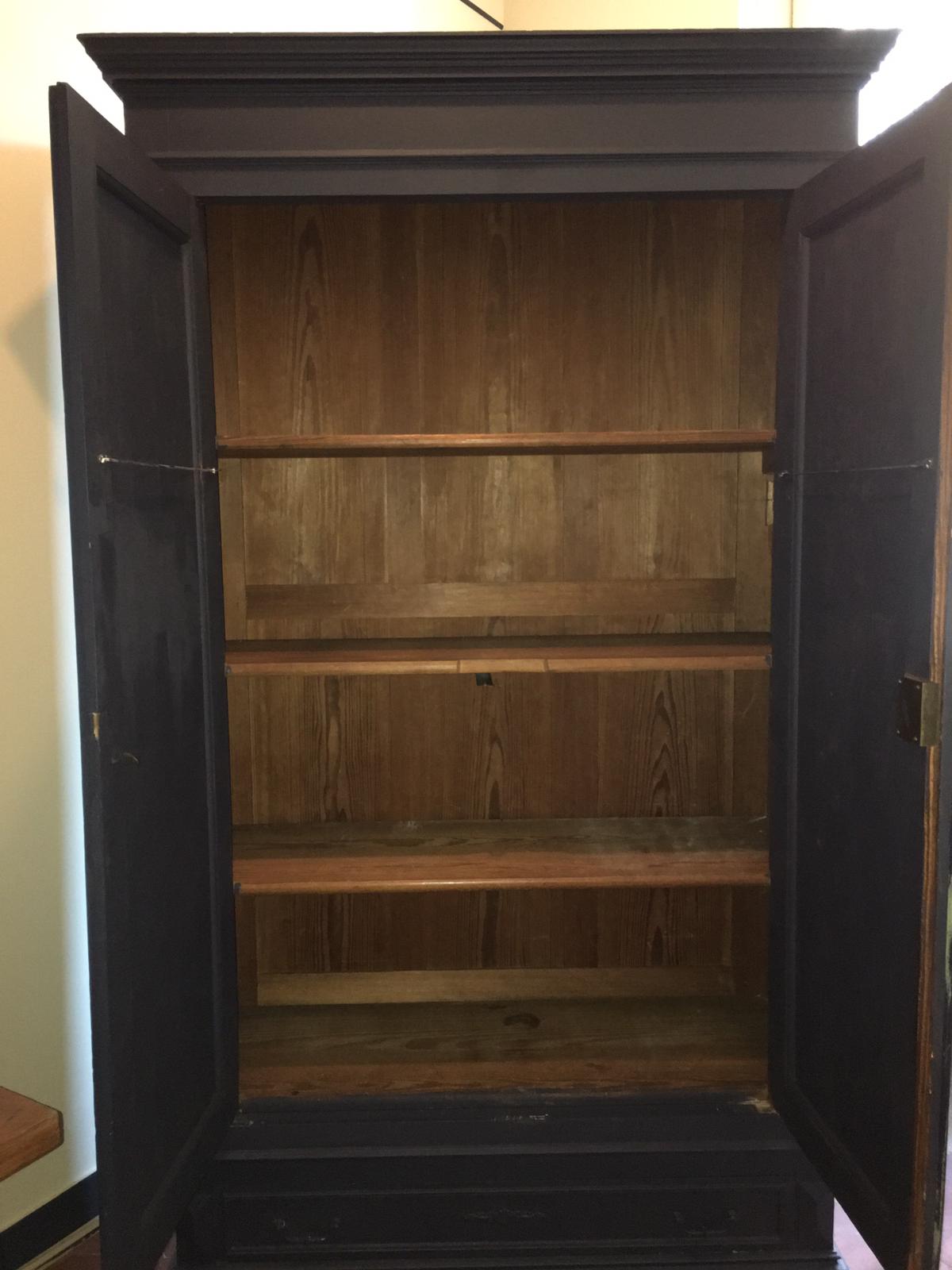 Midnight blue cabinet