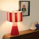 The Irresistible powder red table lamp