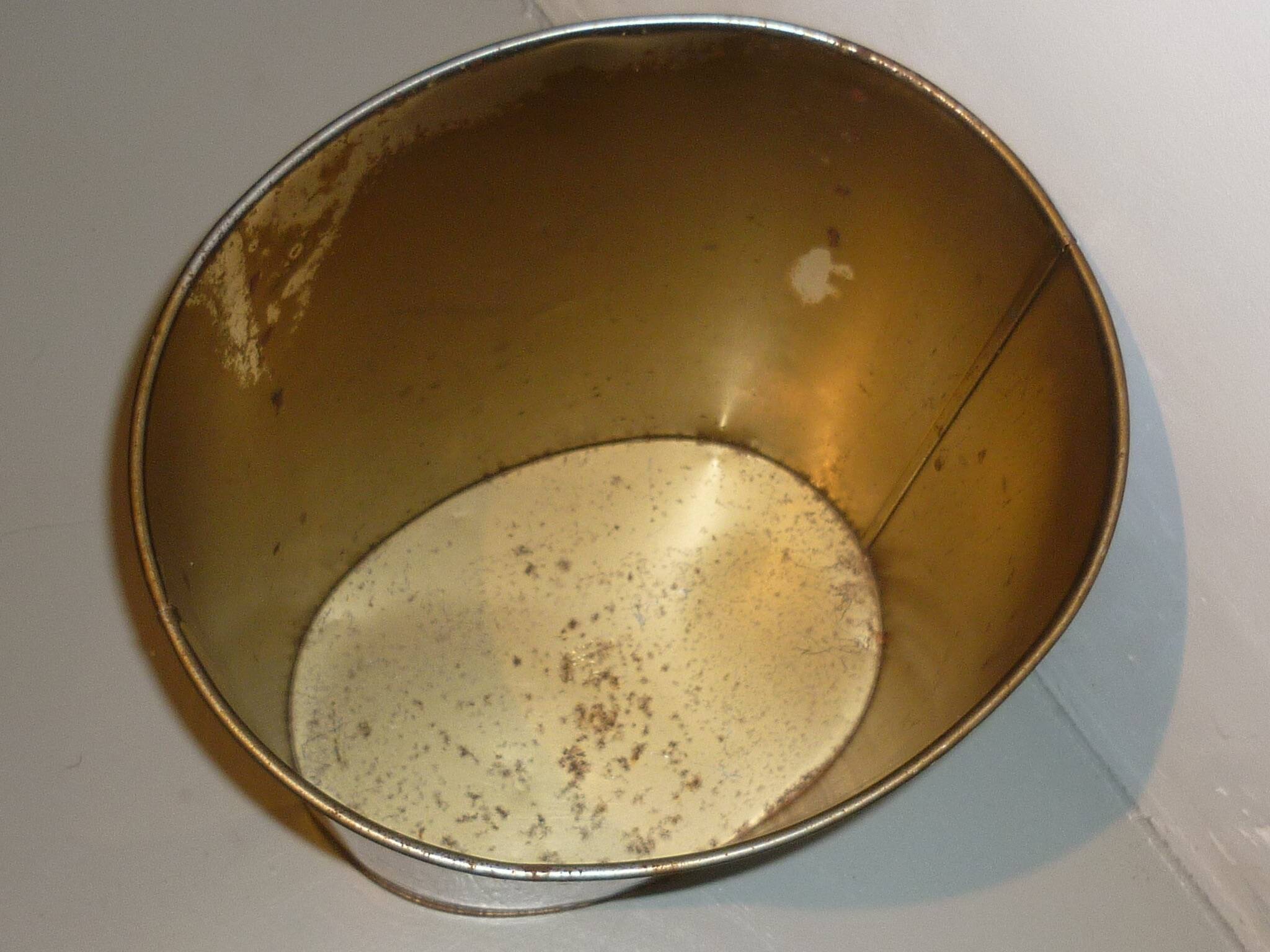 Waste paper basket signed Massilly France