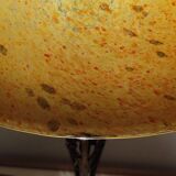 Magnificent art nouveau lamp designed for naudy and blown glass 1960