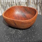 Wooden salad bowl