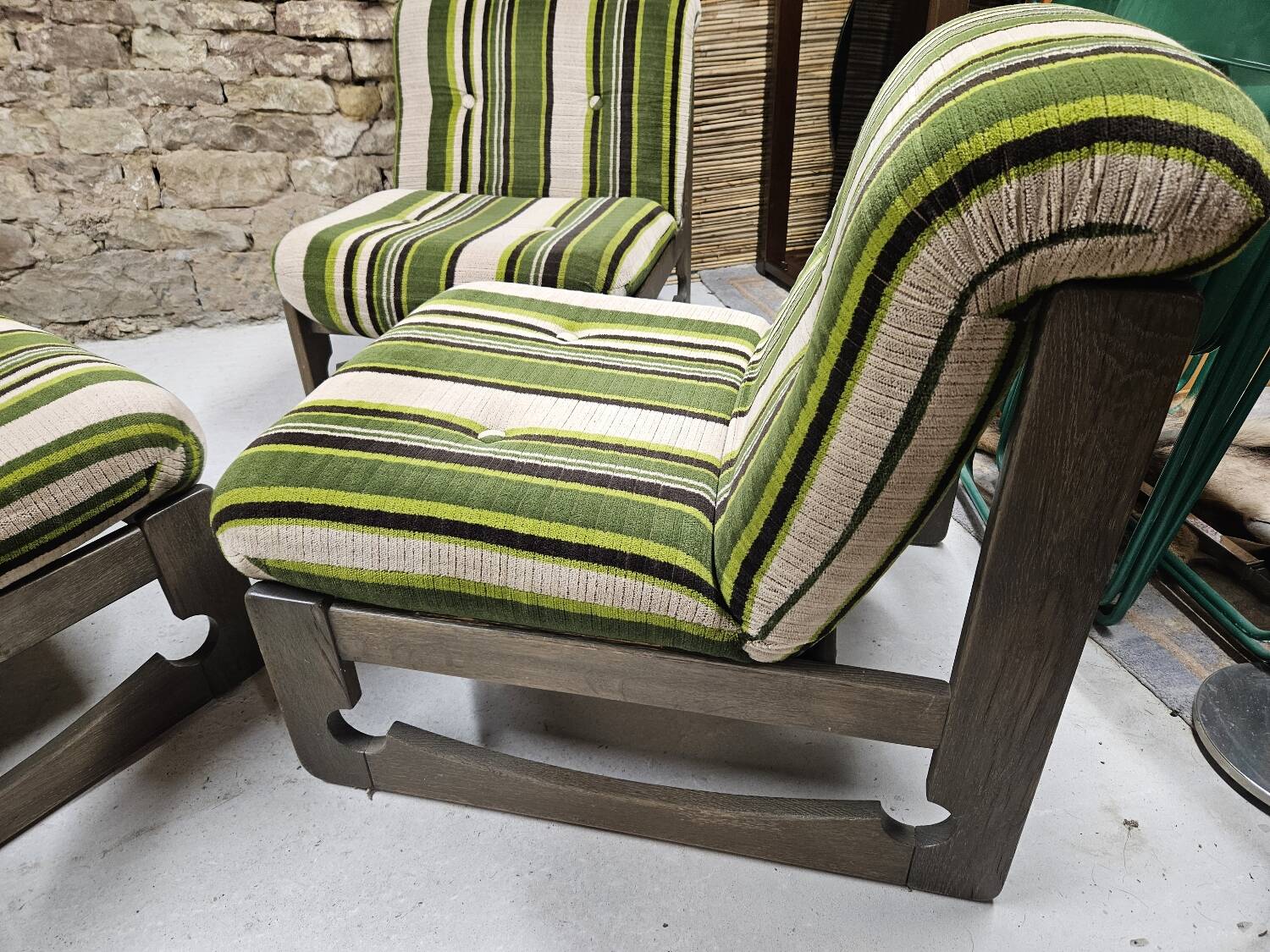 Set of 4 armchairs 1960/1970