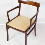 Set Of 2 Armchairs Model Runstedlund Made In Mahogany By Ole Wanscher From 1960s