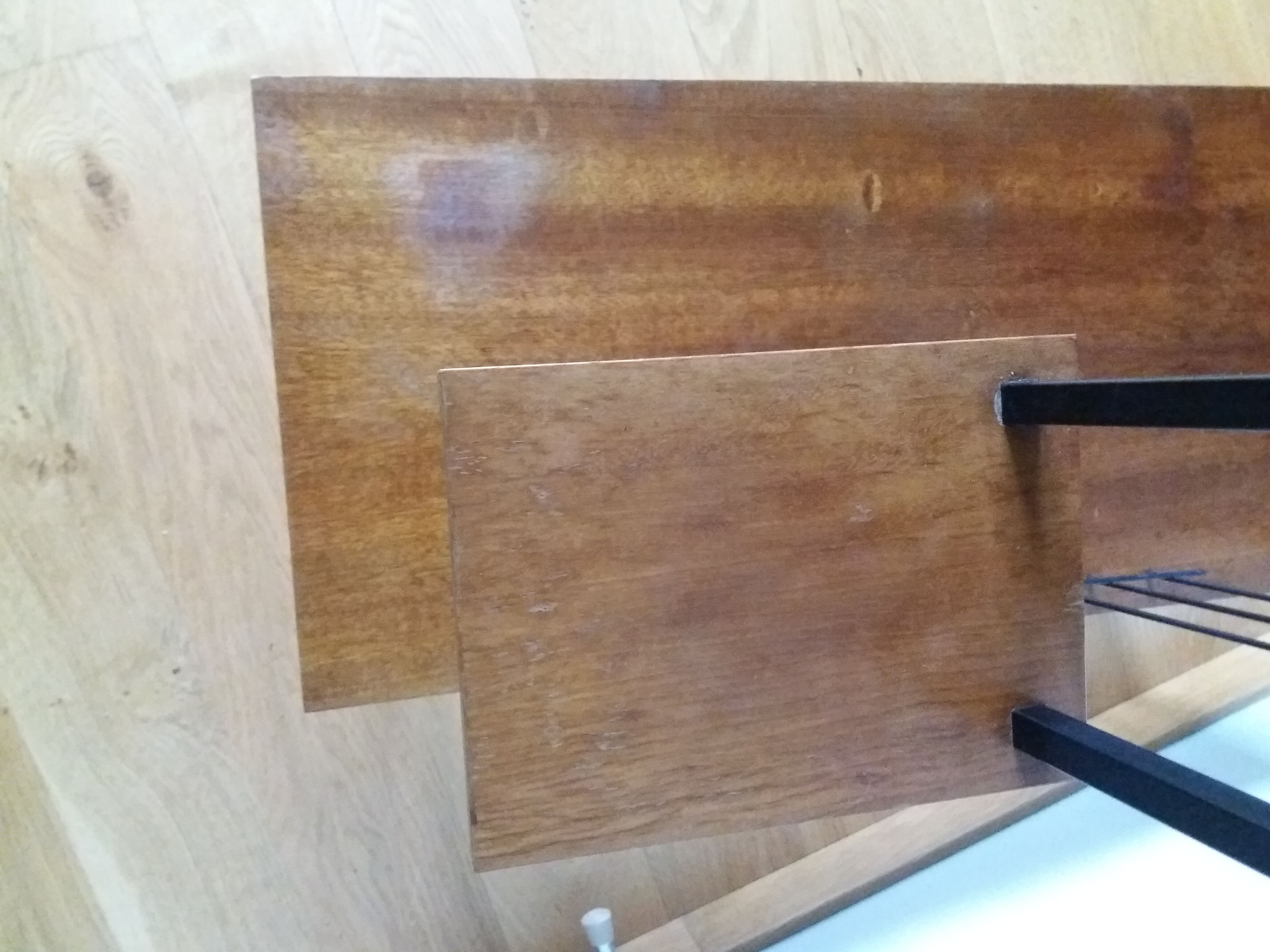 Shelf carries plants on feet modernist style