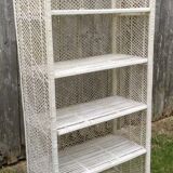 70s rattan shelf
