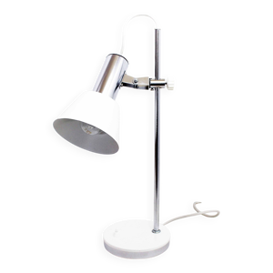 Lampe de bureau en métal - blanc