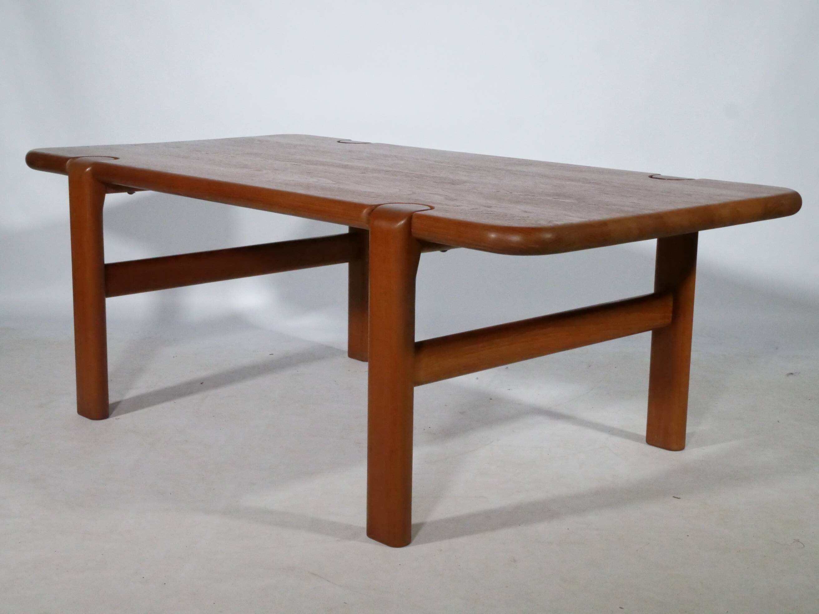 Solid Teak Coffee Table Danish Olsen & Son 1960s