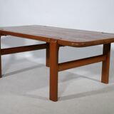 Table basse en teck massif danoise Olsen & Son années 1960
