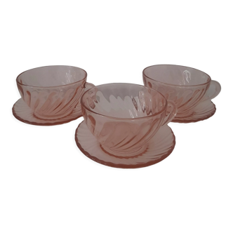 3 Rosaline coffee cups