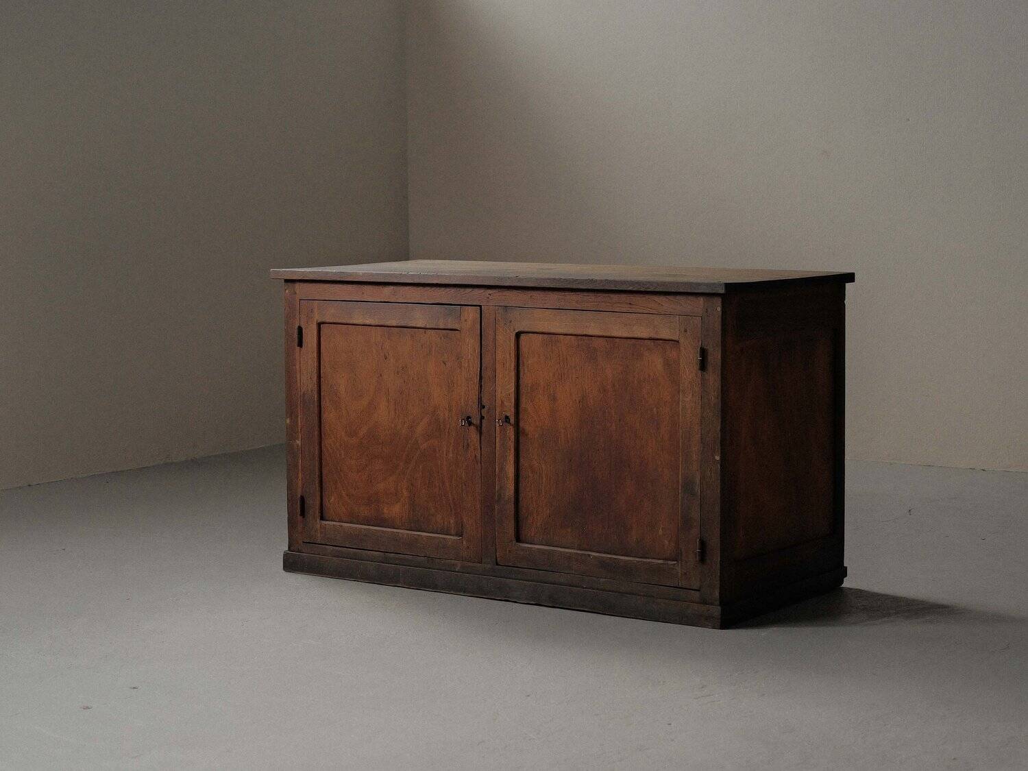 Oak craft furniture, France, circa 1950