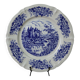 Vintage round dish Sarreguemines Castle model
