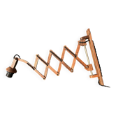 Scandinavian teak accordion wall light Le Klint