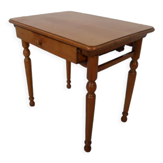 Table d’appoint vintage en bois de hêtre