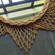 Rattan sun mirror 60 cm