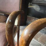 Pair of bridge armchairs