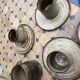 Vintage coffee and tea set in glazed stoneware from Puis potters - 15 pieces