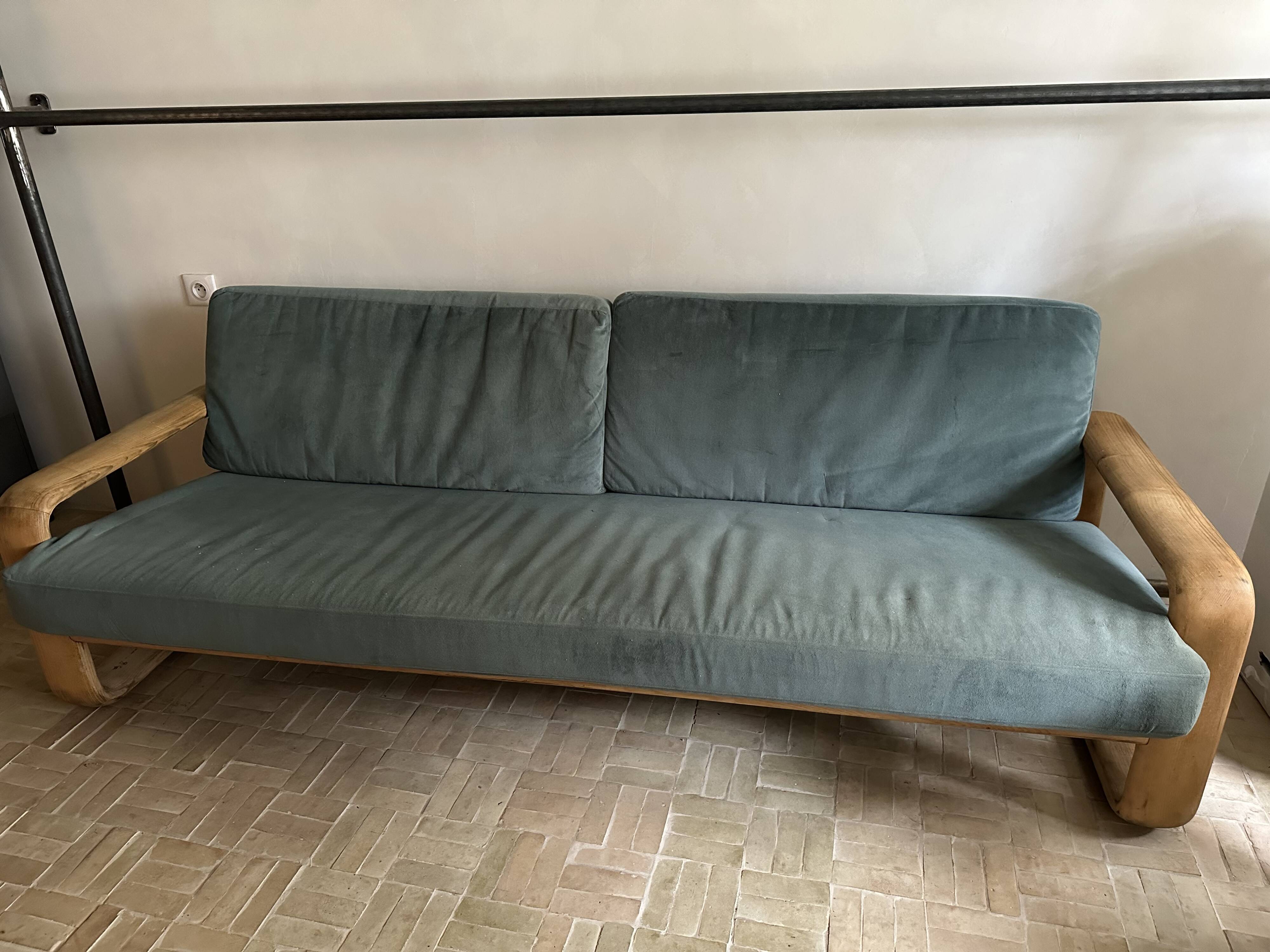 Sofa Rosenthal Burkhard Vogtherr 3 places