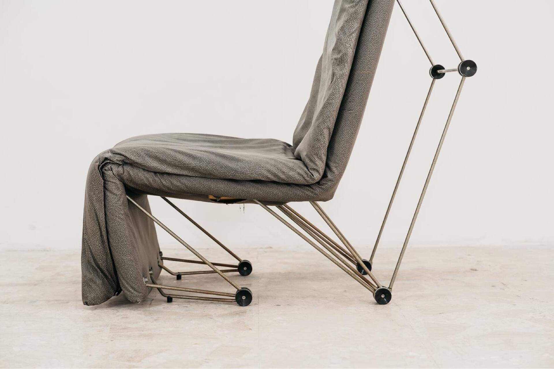 Lounge Chair Poltrona Geometric Design Postmodern Modernariato 1980’s