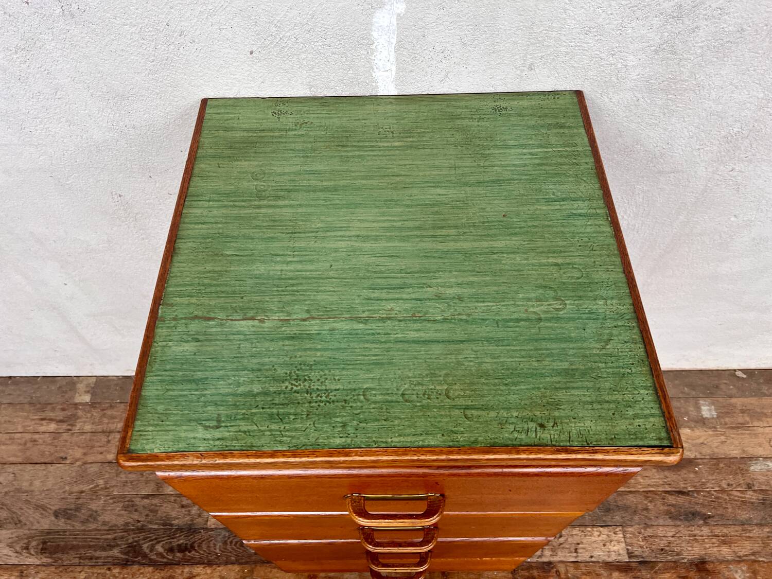 Vintage art deco weekly chest of drawers