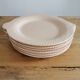 Set de 6 assiettes poisson Digoin Sarreguemines