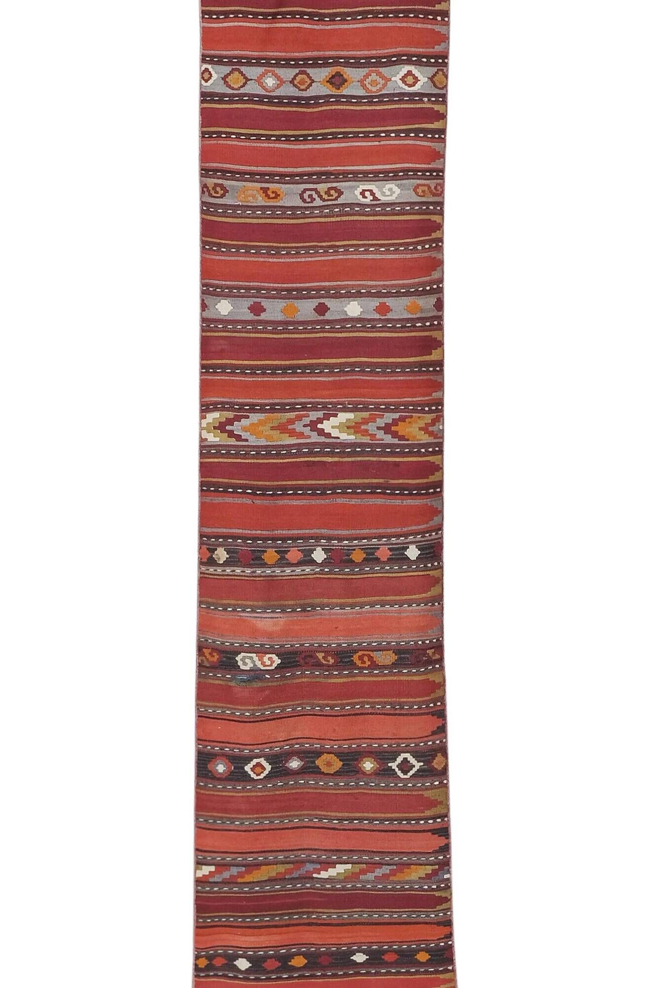 Tapis de couloir turc vintage