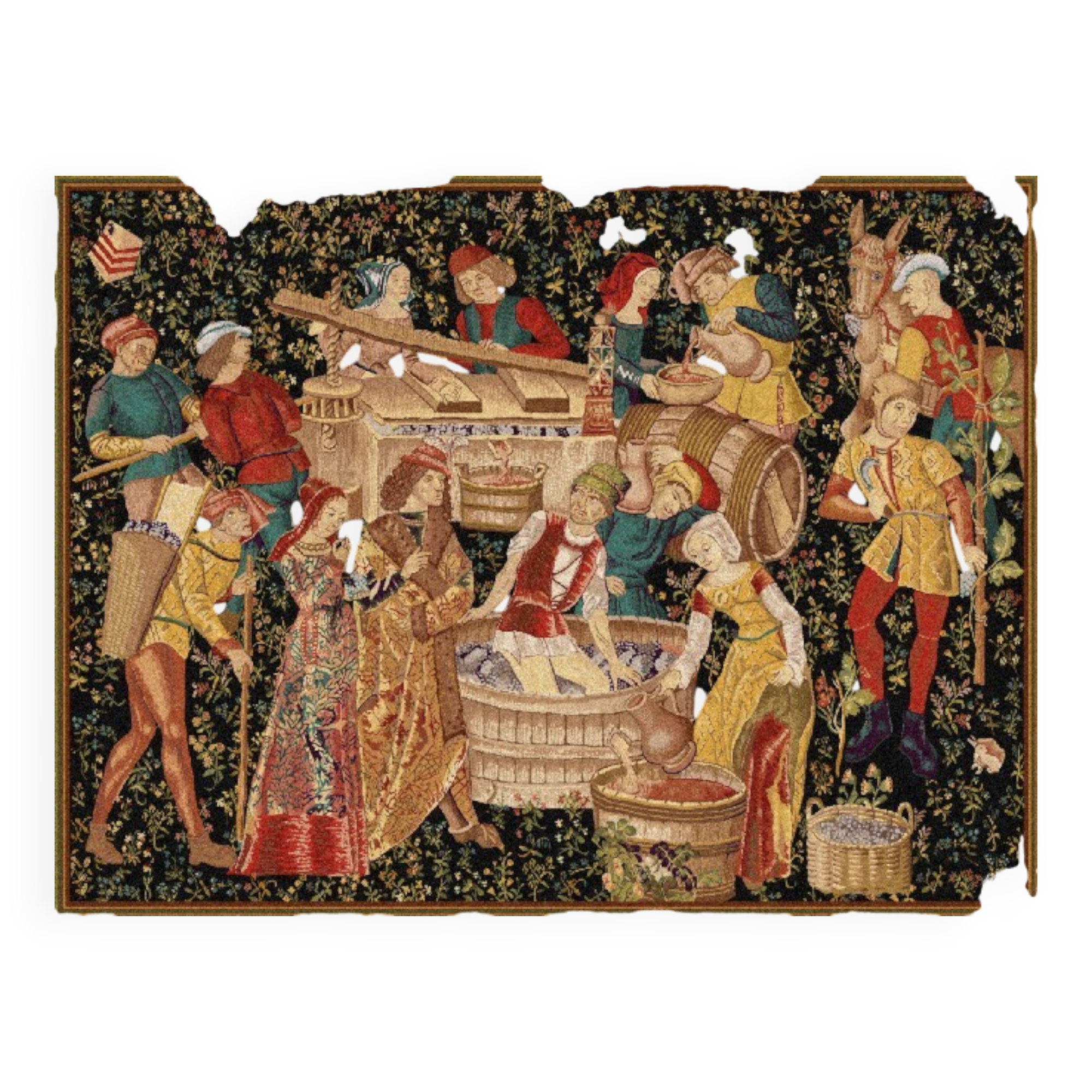 "The most beautiful harvests" wall tapestry