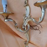 Wall lamp in bronze dora style louis xv