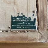 Antique engraving of the Tuileries Palace