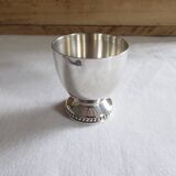 Cockerel + silver metal spoon