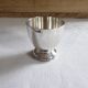 Cockerel + silver metal spoon
