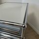 Caisson sur roulettes USM Haller gris clair