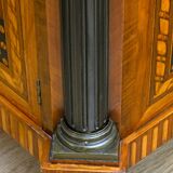 Napoleon III French Sideboard Inlaid with Geometric Floral Motifs, 1850