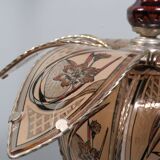 Vintage elegant vintage lotus pendant lamp with a warm glow!