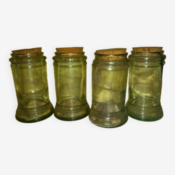 Old glass jars