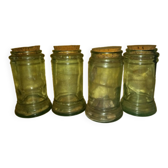 Old glass jars
