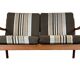 Two-seater canapé by Ole Wanscher, Cado, France & its Danish design, 60s 70s teak.