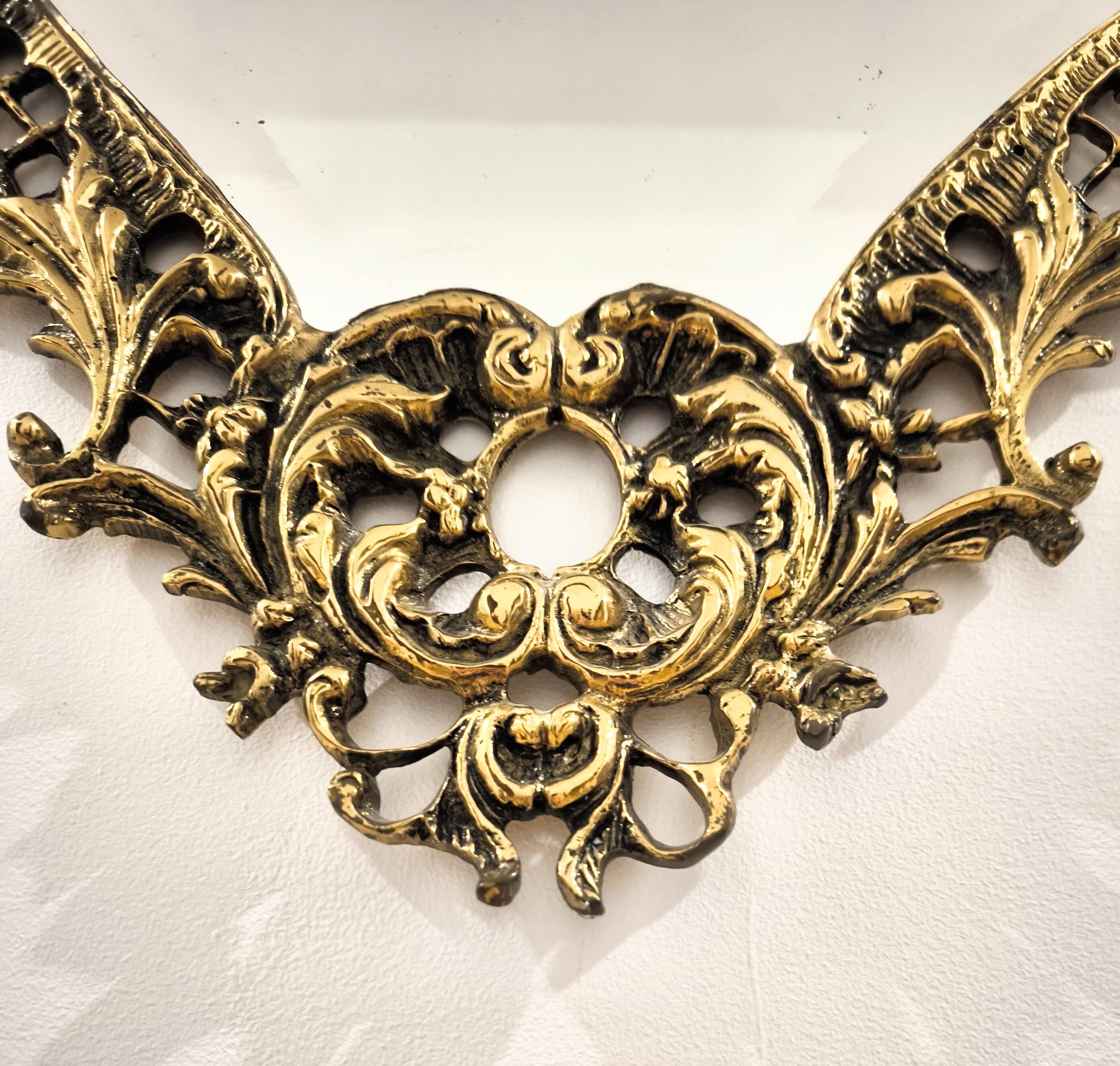 Rococo Bronze Mirror Louis XV Style