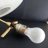 Danish modern mid-century 1950s glass ceiling lamp
